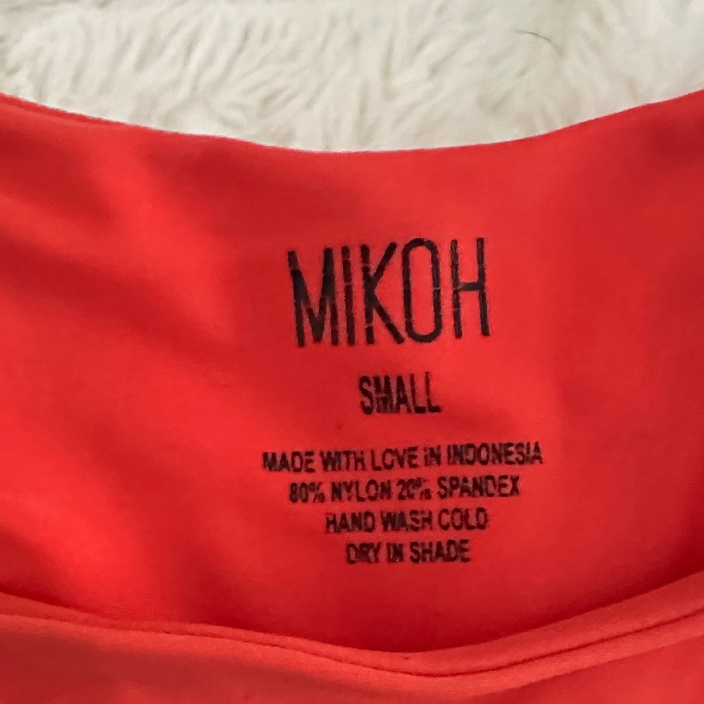 Mikoh Vibrant Coral Top - Picture 2 of 4